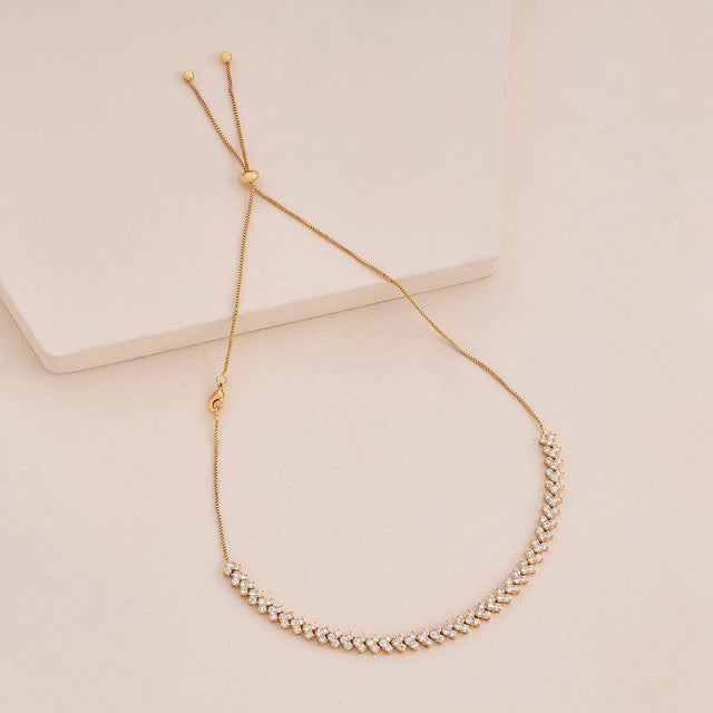 Trendy Zircon Necklace Trendy Necklace 162483