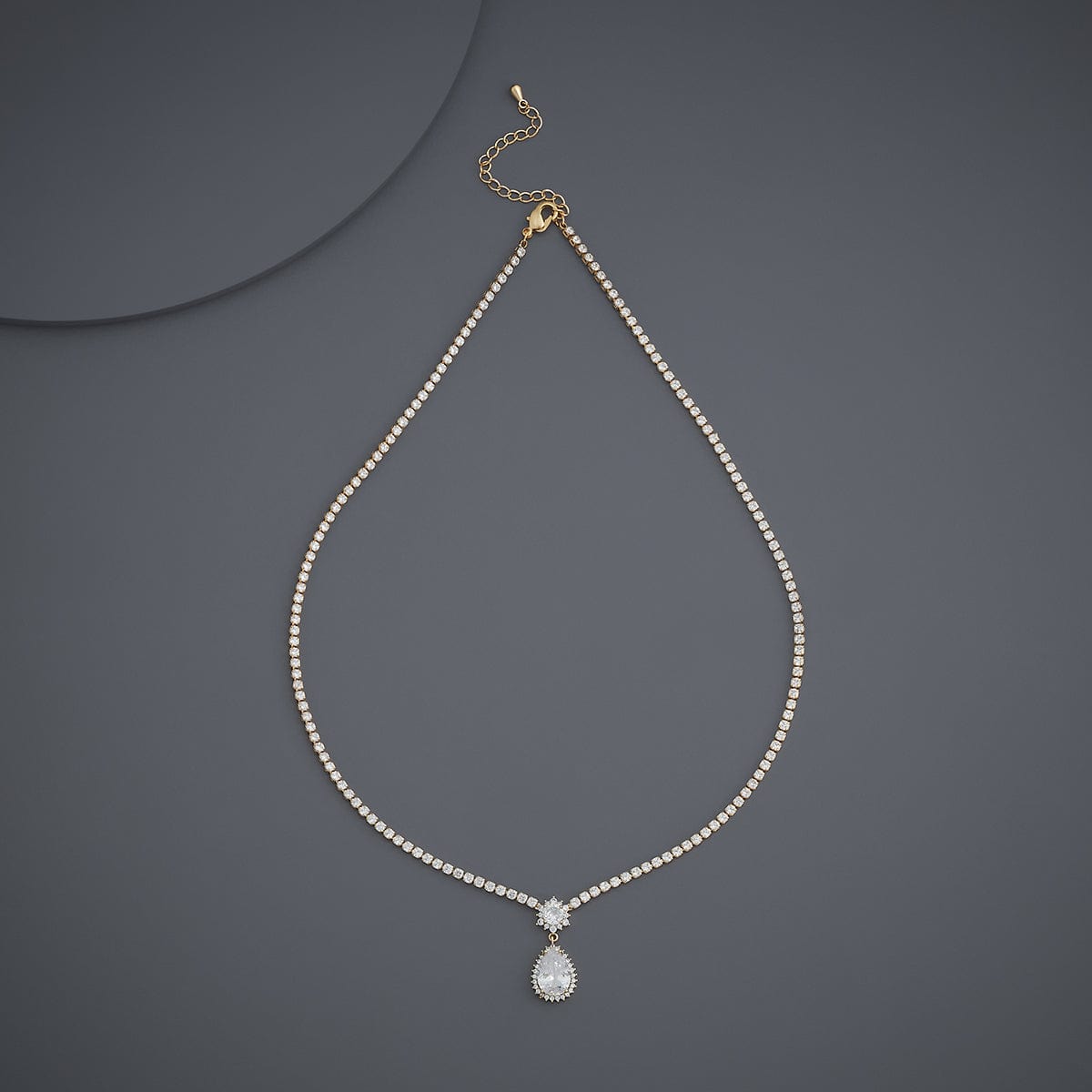 Trendy Zircon Necklace Trendy Necklace 185031