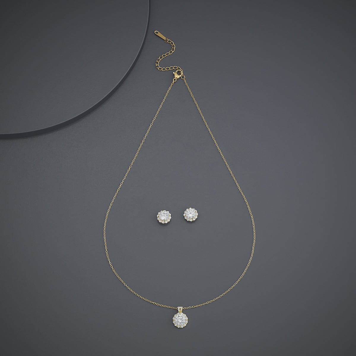 Trendy Zircon Necklace Trendy Necklace 186041