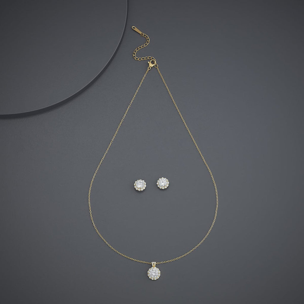 Trendy Zircon Necklace Trendy Necklace 186041