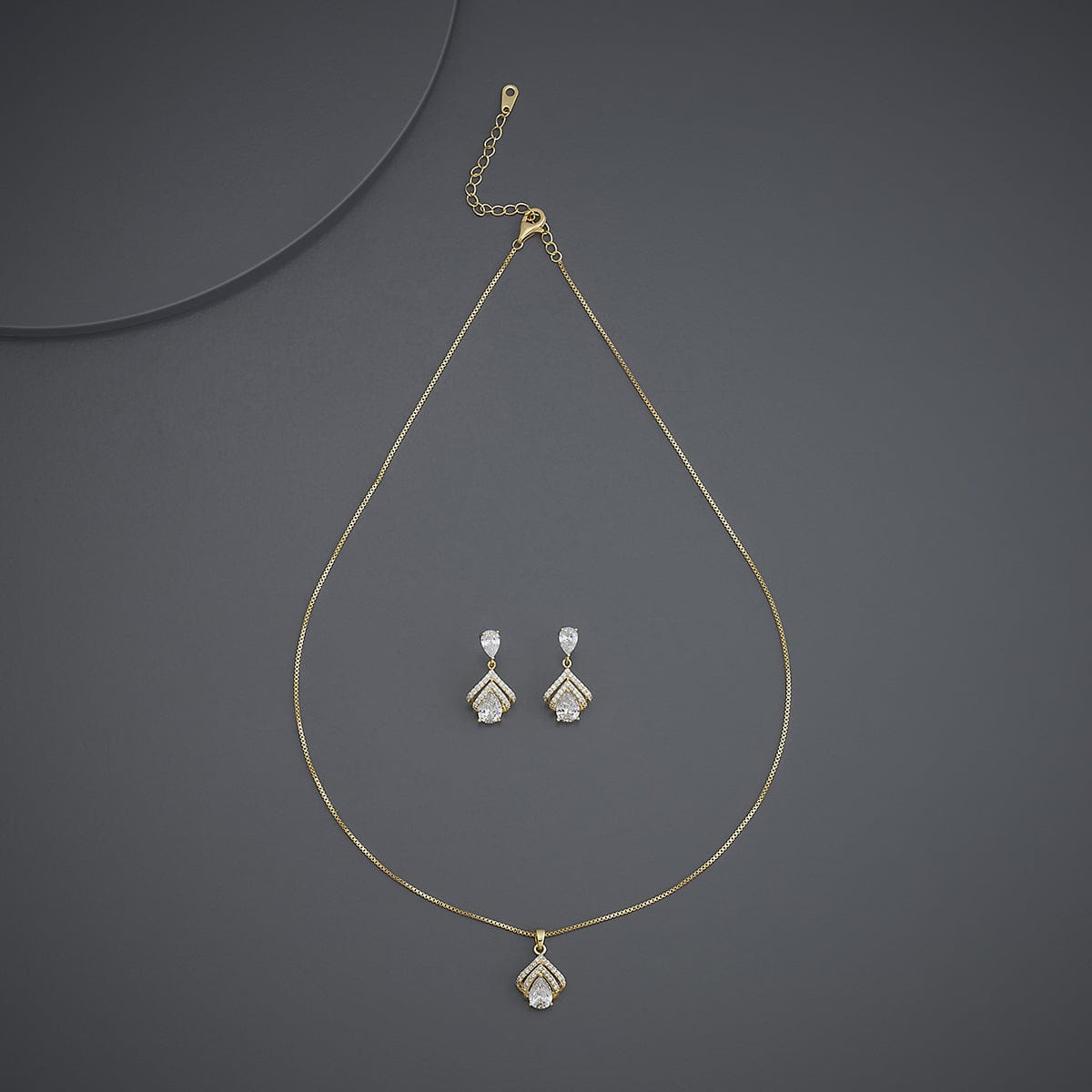 Trendy Zircon Necklace Trendy Necklace 186049