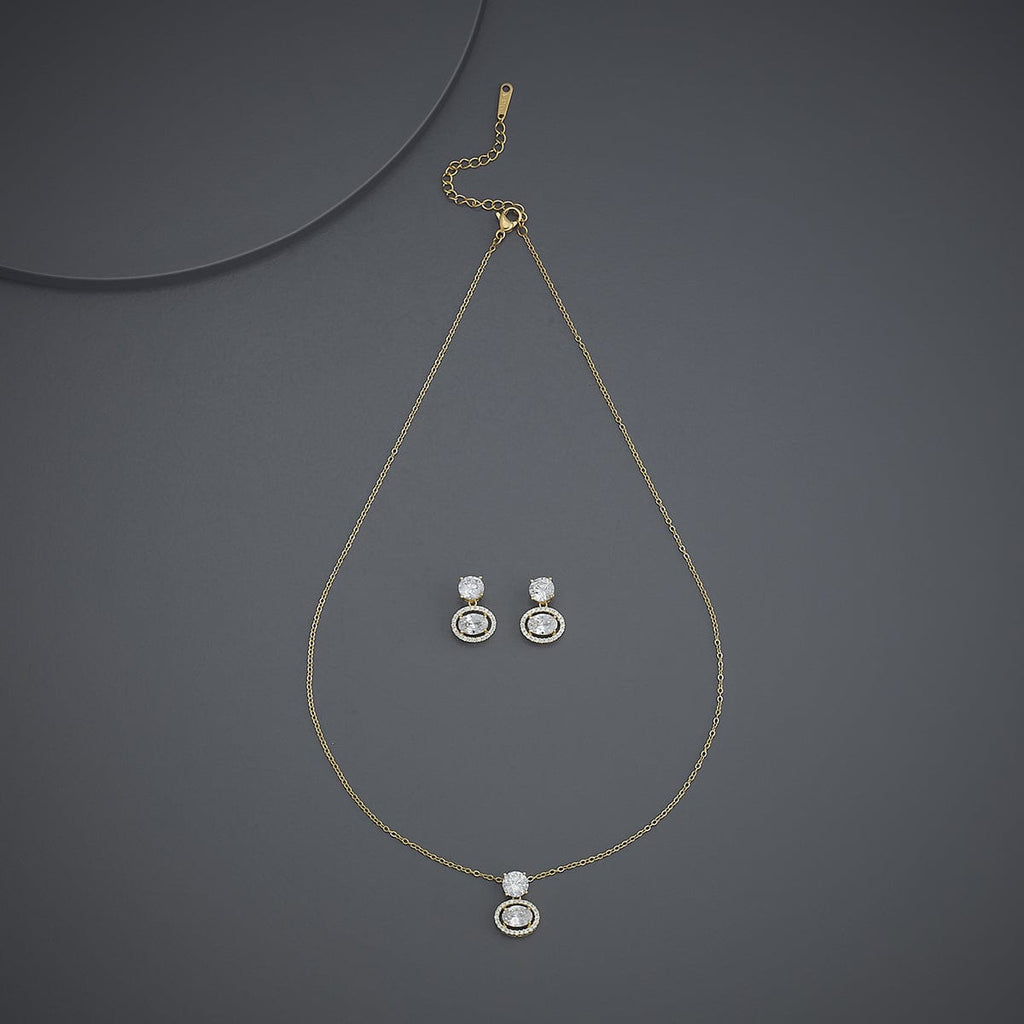 Trendy Zircon Necklace Trendy Necklace 186070