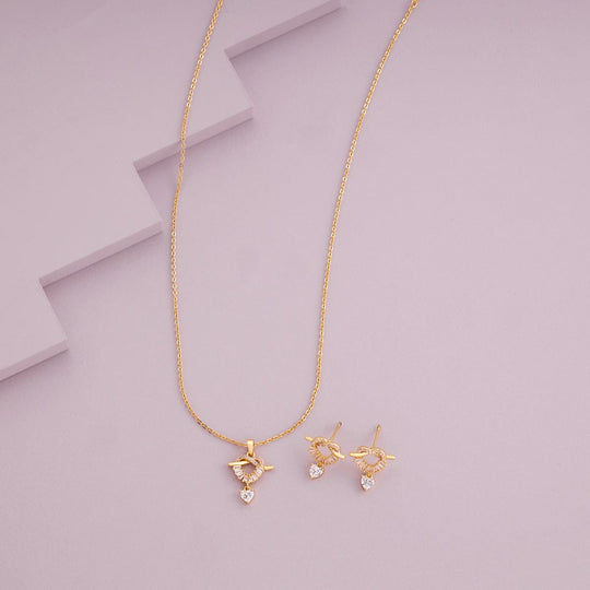 Trendy Zircon Necklace Trendy Necklace 186098