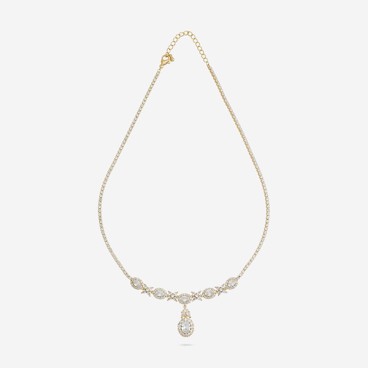 Trendy Zircon Necklace Trendy Necklace 189398