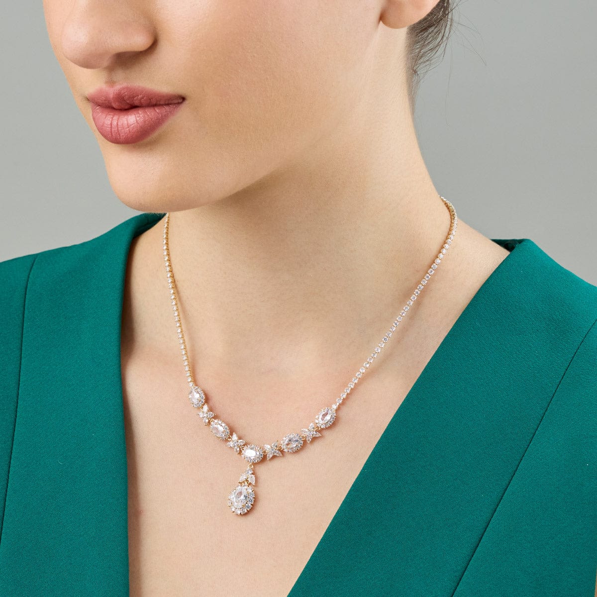 Trendy Zircon Necklace Trendy Necklace 189398