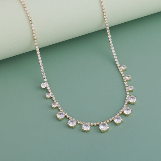 Trendy Zircon Necklace Trendy Necklace 189401