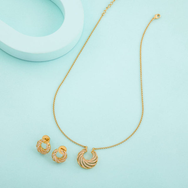 Trendy Zircon Necklace Trendy Necklace 190989