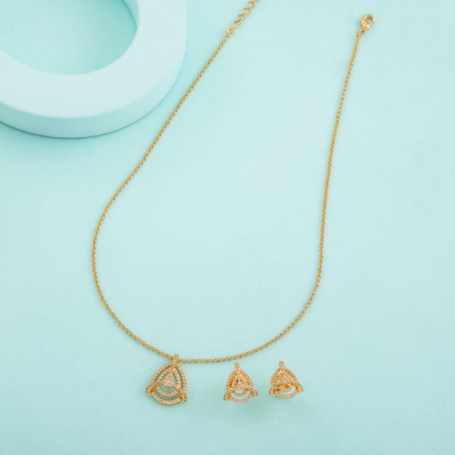 Trendy Zircon Necklace Trendy Necklace 191875