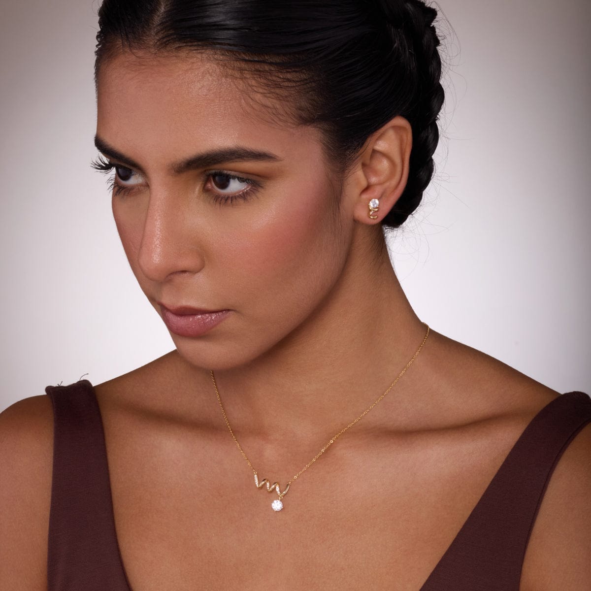 Trendy Zircon Necklace Trendy Necklace 192037