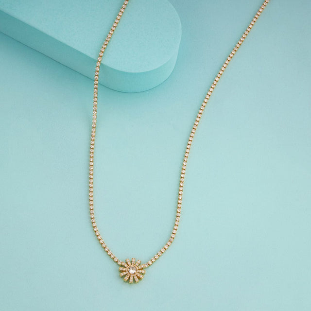 Trendy Zircon Necklace Trendy Necklace 192121