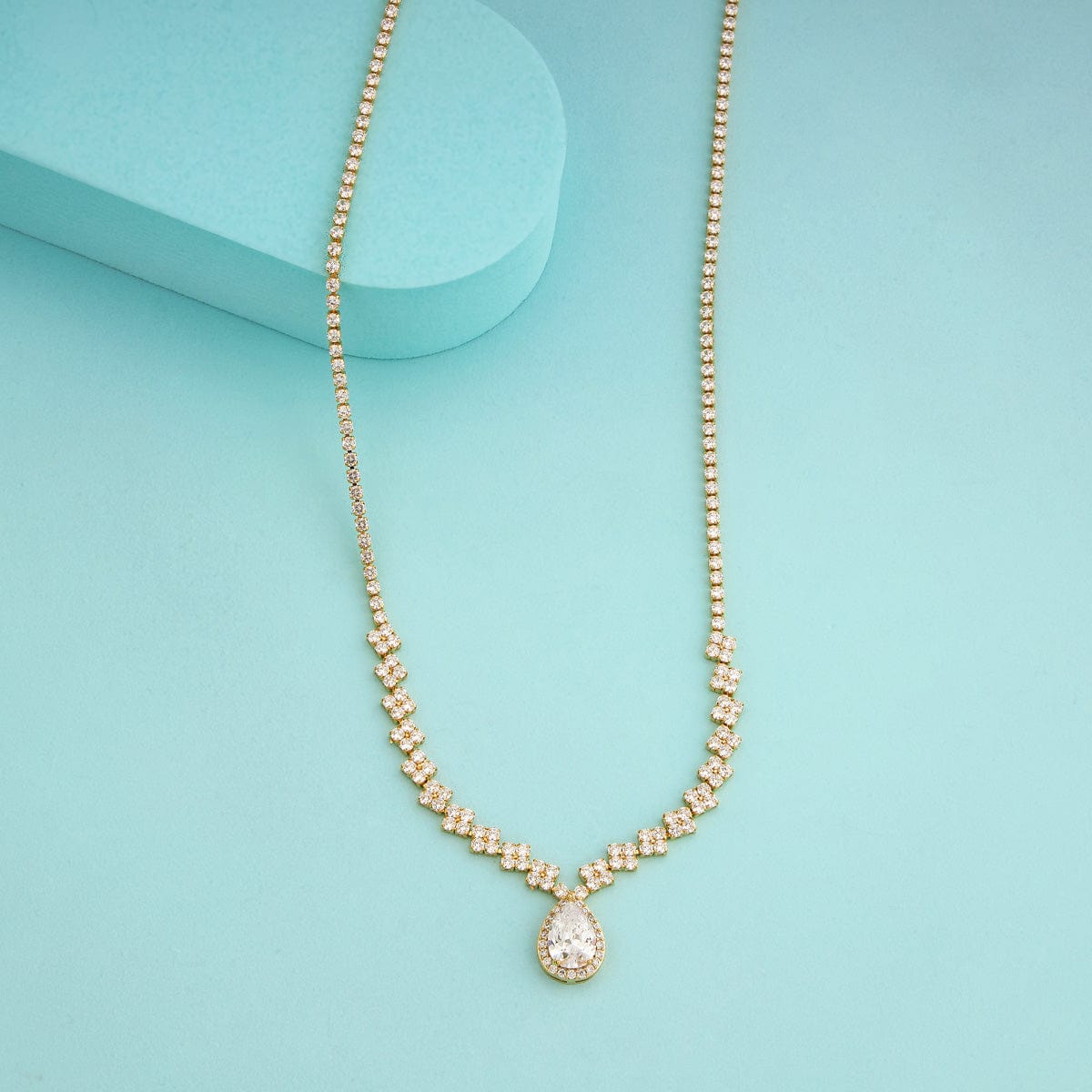 Trendy Zircon Necklace Trendy Necklace 192126