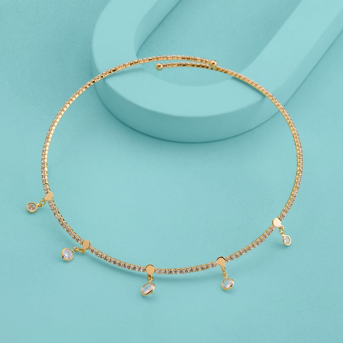 Trendy Zircon Necklace Trendy Necklace 195984