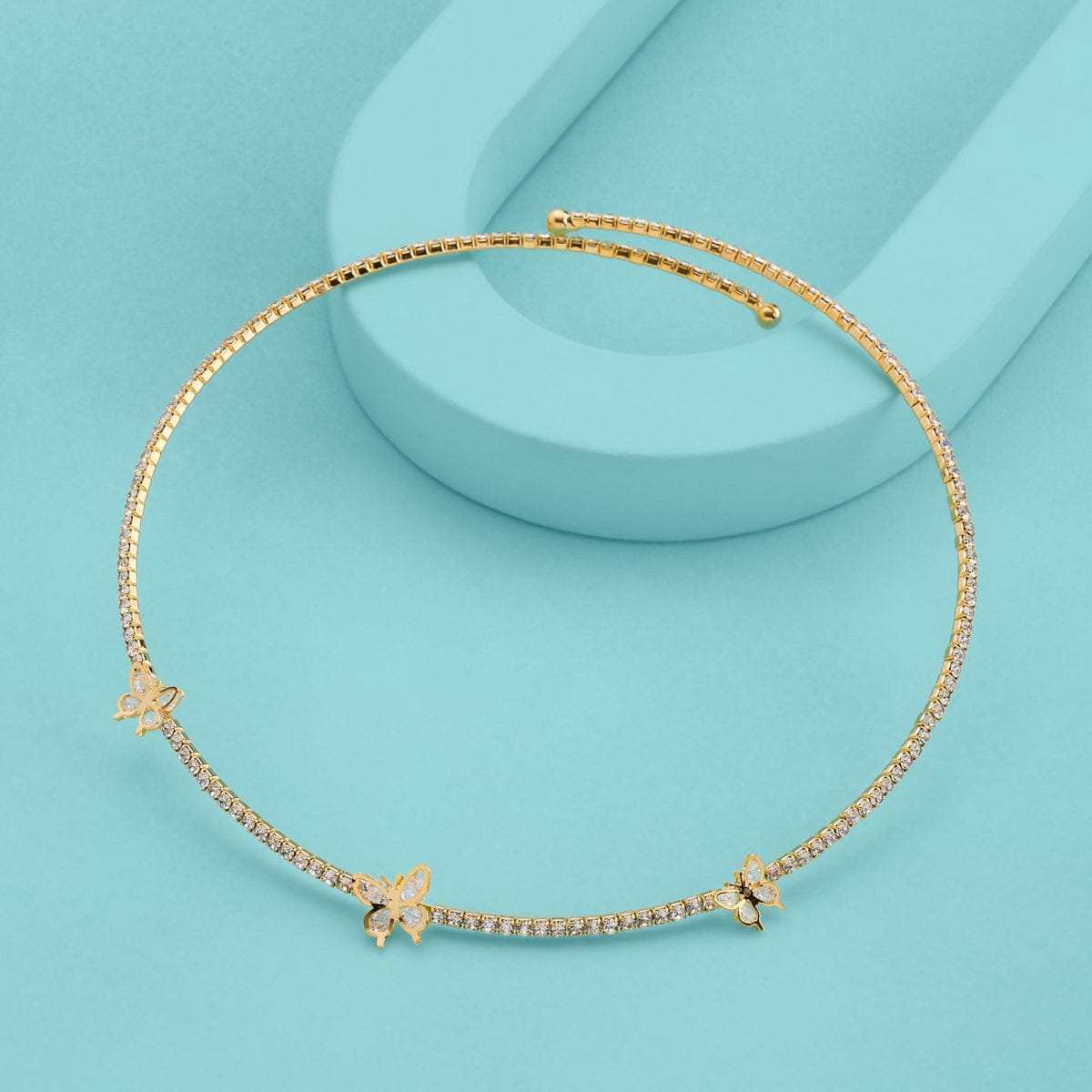 Trendy Zircon Necklace Trendy Necklace 195986