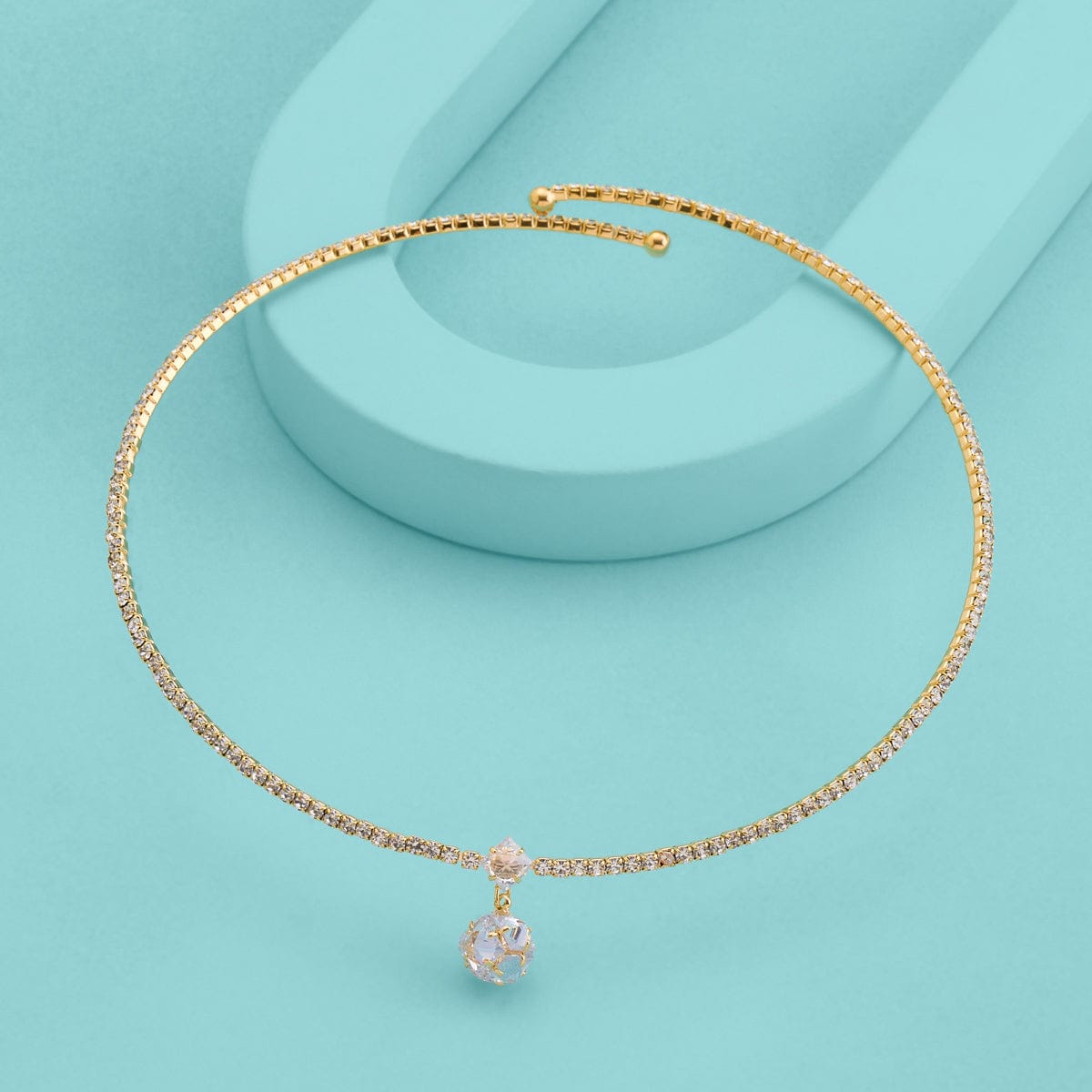 Trendy Zircon Necklace Trendy Necklace 195987