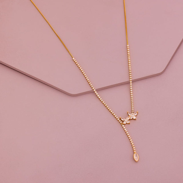Trendy Zircon Necklace Trendy Necklace 198061