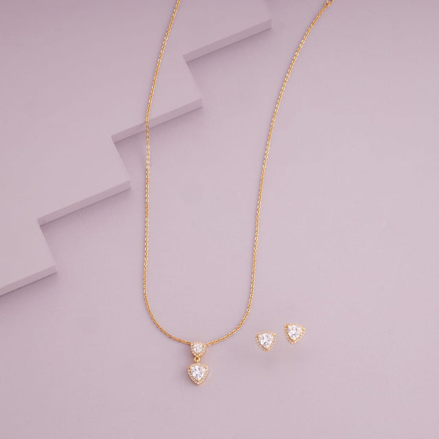 Trendy Zircon Necklace Trendy Necklace 199028
