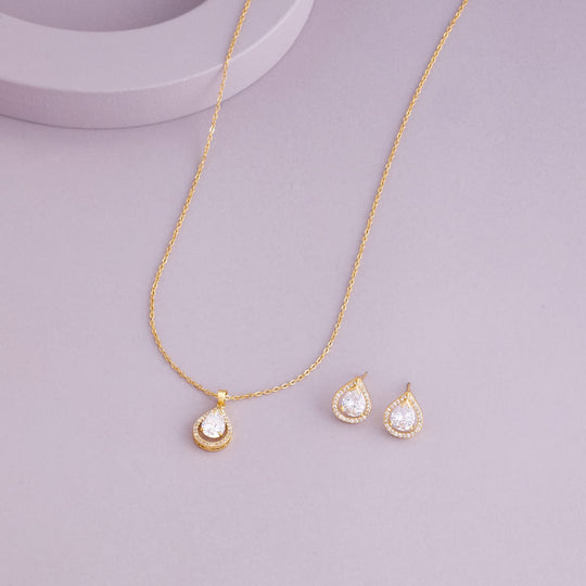 Trendy Zircon Necklace Trendy Necklace 203639