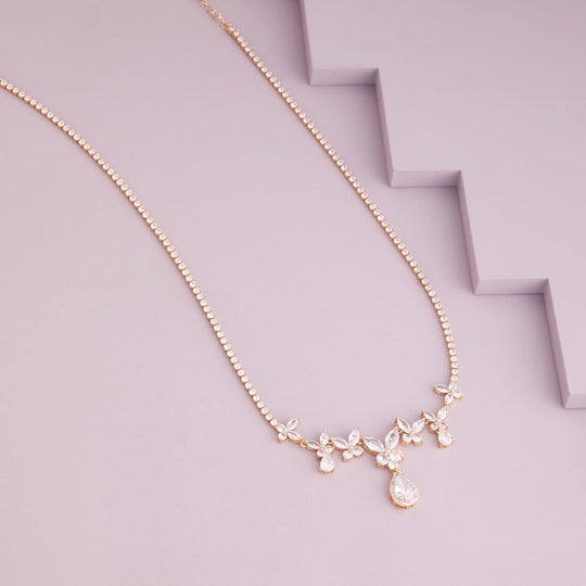 Trendy Zircon Necklace Trendy Necklace 204036