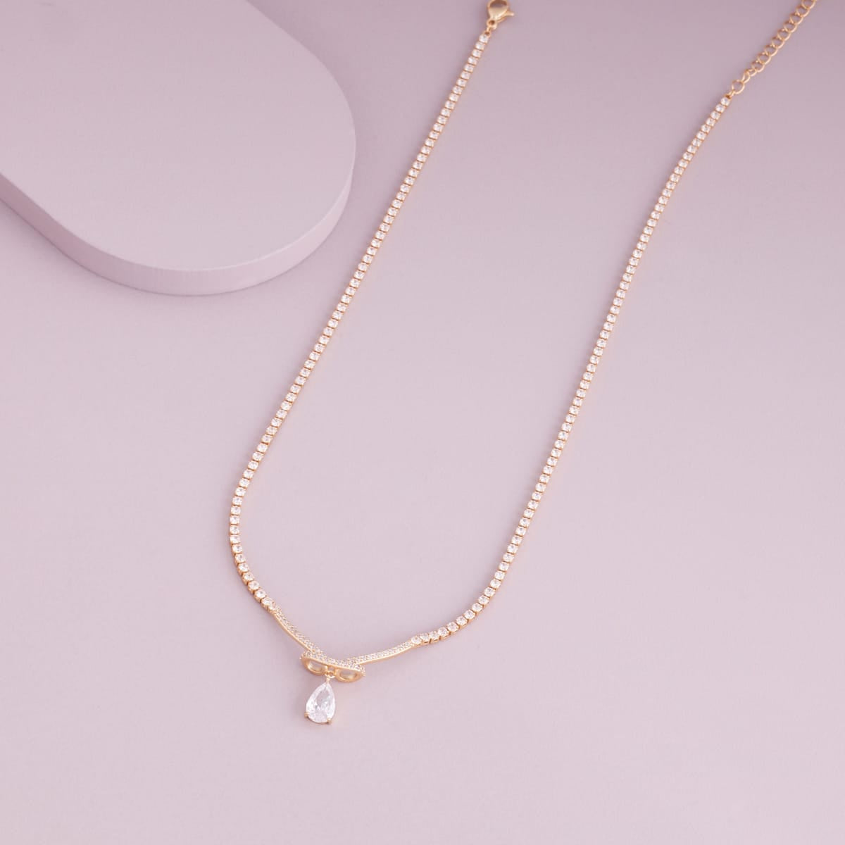 Trendy Zircon Necklace Trendy Necklace 204037