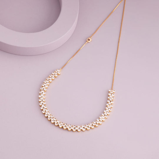 Trendy Zircon Necklace Trendy Necklace 204045