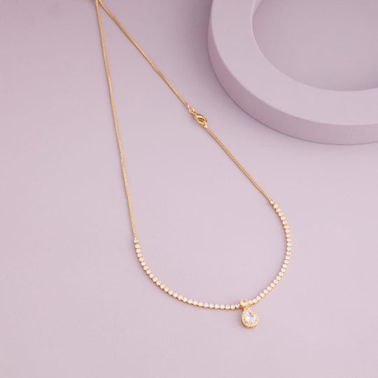 Trendy Zircon Necklace Trendy Necklace 204047