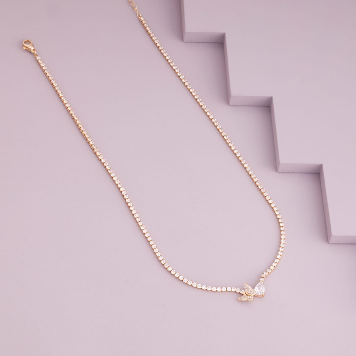 Trendy Zircon Necklace Trendy Necklace 204236