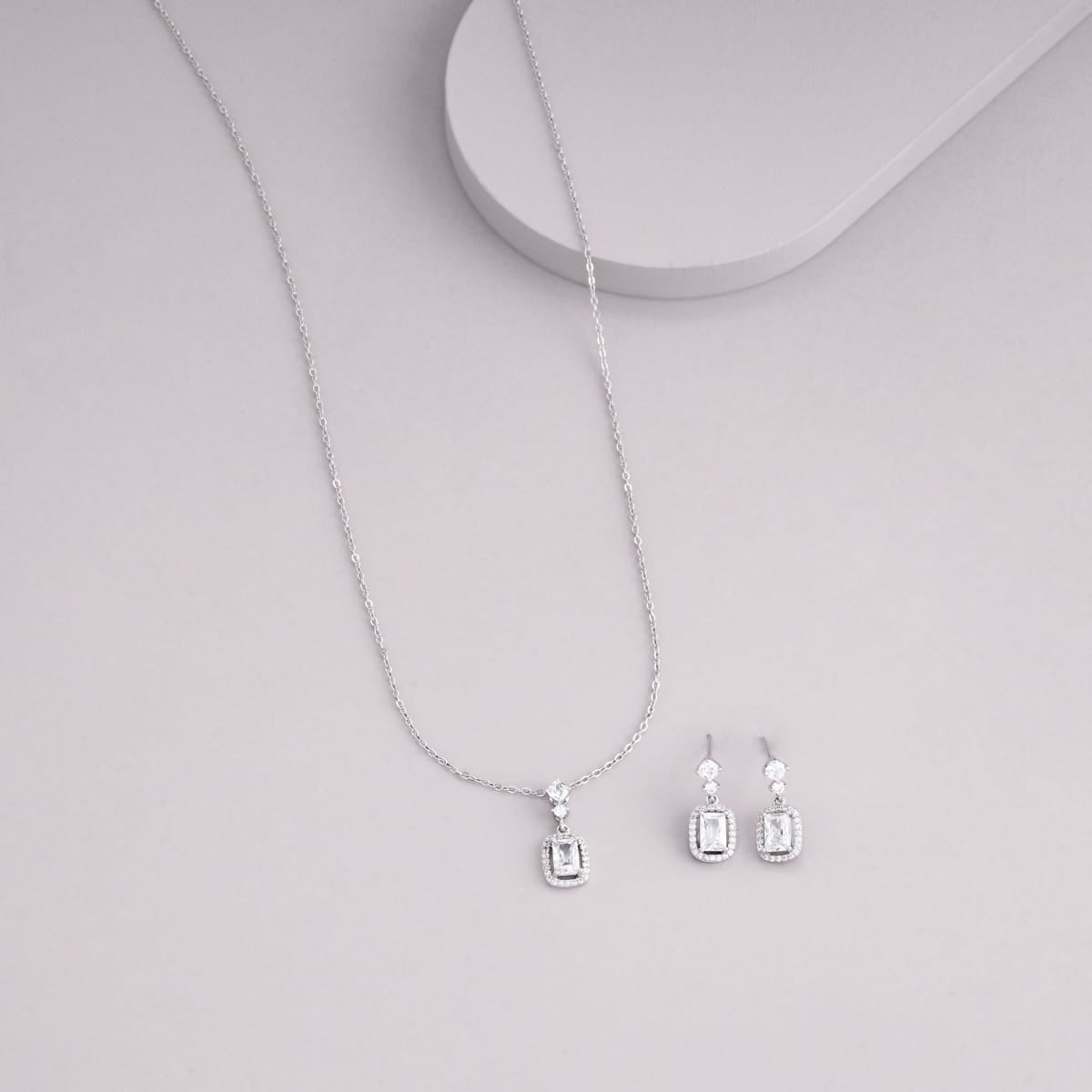 Trendy Zircon Necklace Trendy Necklace 196281
