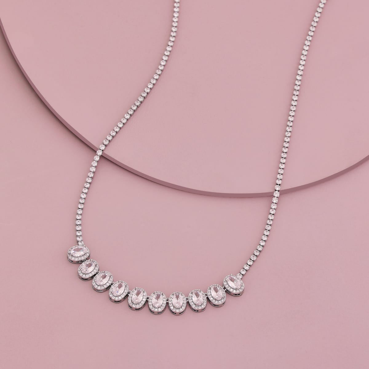 Trendy Zircon Necklace Trendy Necklace 198058