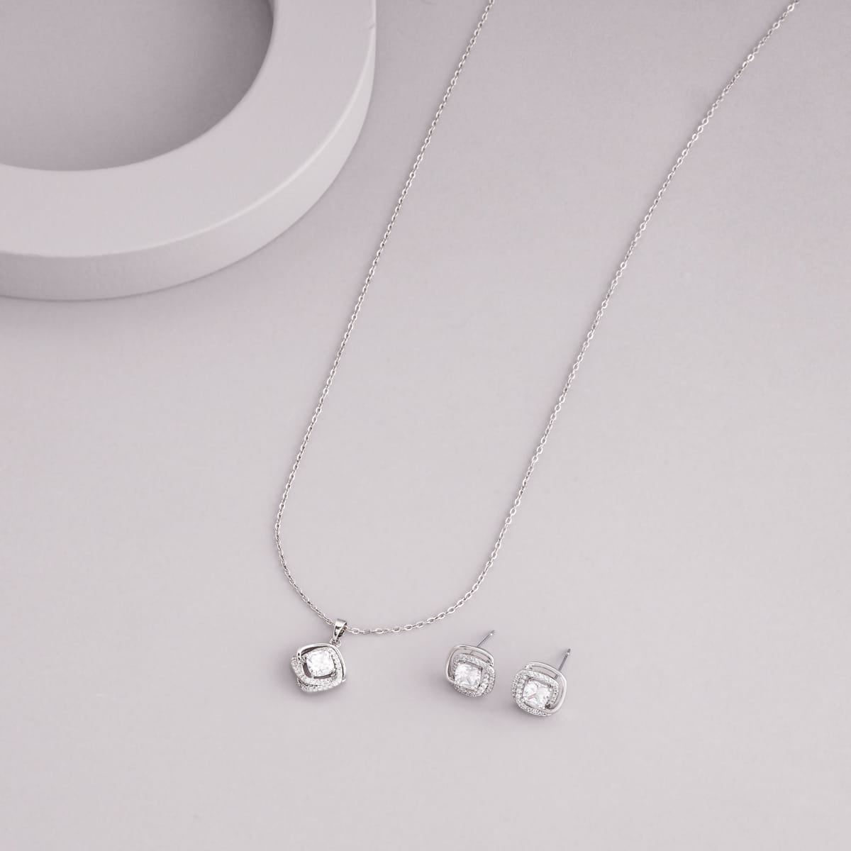 Trendy Zircon Necklace Trendy Necklace 203606