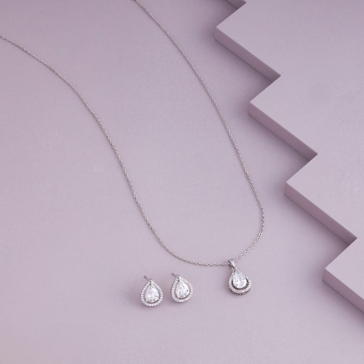 Trendy Zircon Necklace Trendy Necklace 203639