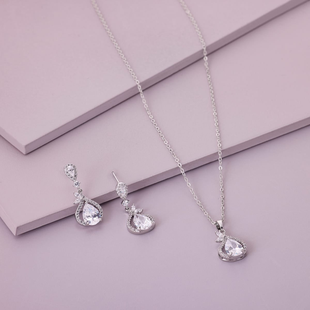 Trendy Zircon Necklace Trendy Necklace 203643