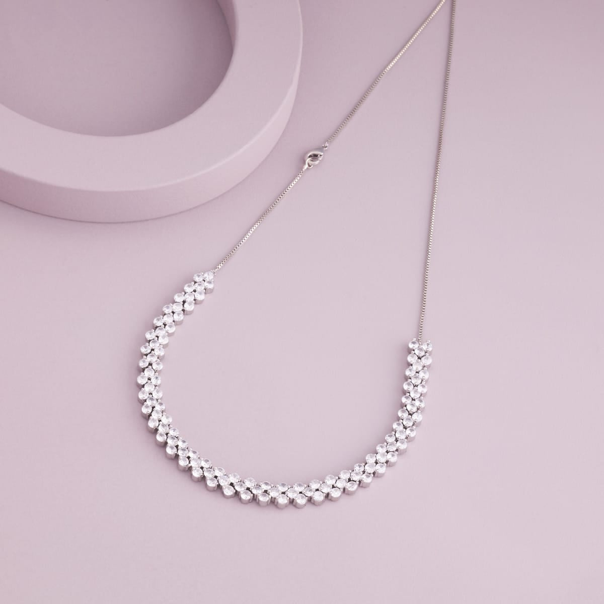 Trendy Zircon Necklace Trendy Necklace 204045