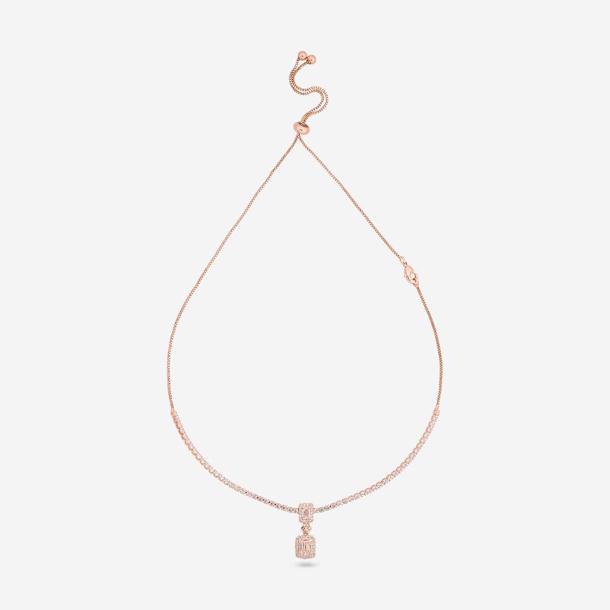 Trendy Zircon Necklace Trendy Necklace 195641