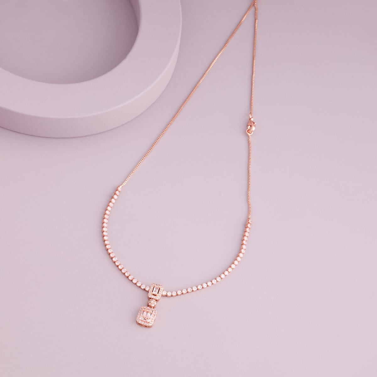 Trendy Zircon Necklace Trendy Necklace 195641
