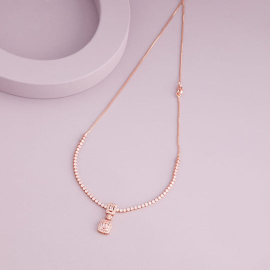 Trendy Zircon Necklace Trendy Necklace 195641