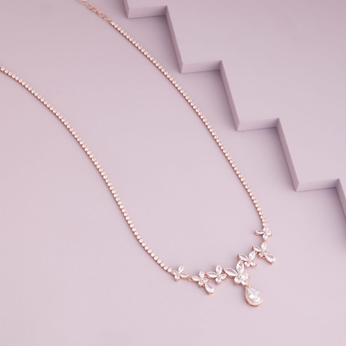 Trendy Zircon Necklace Trendy Necklace 204036