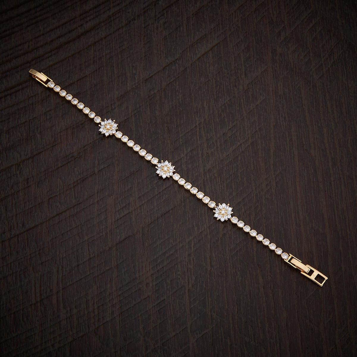 Simple Style Solid Color Sterling Silver Inlay Zircon Tennis Bracelet