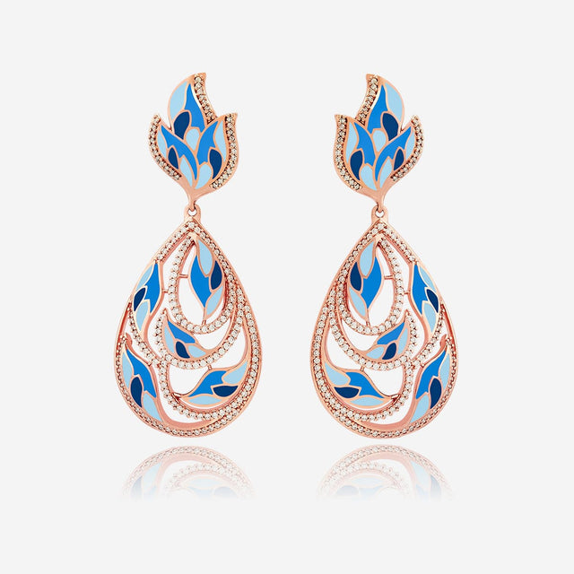 Zircon Earring Meenakari  Zircon Earring 169716
