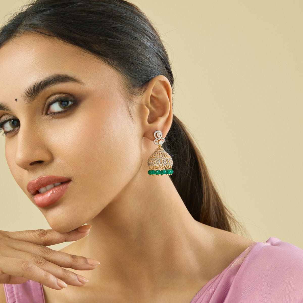 Zircon Earring Zircon Earring 180329