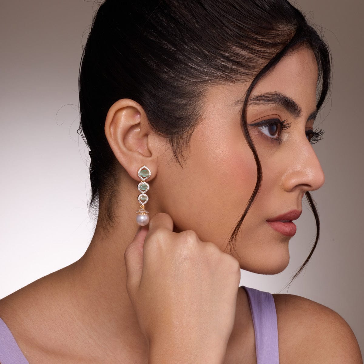 Zircon Earring Zircon Earring 190317