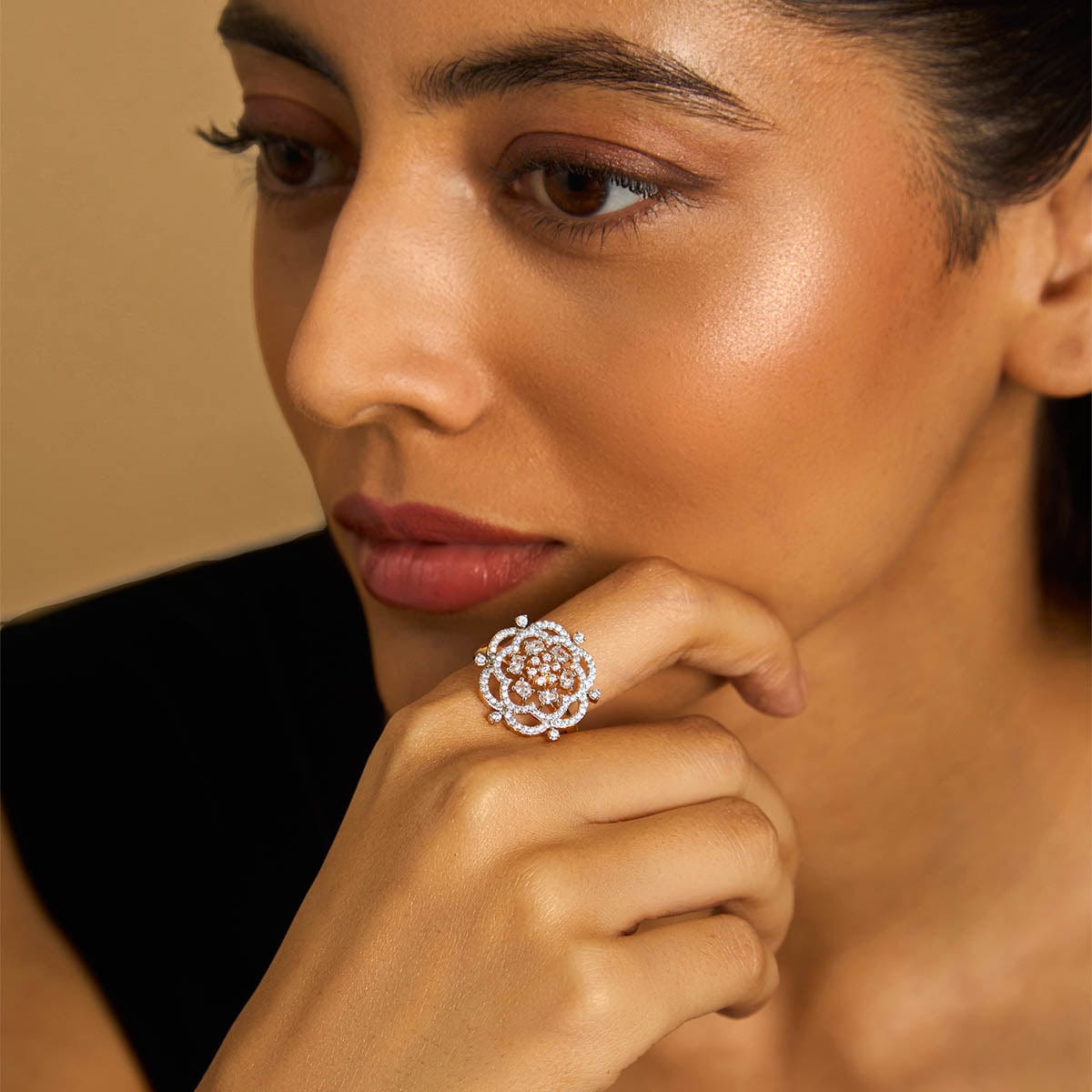 Zircon Finger Ring 172444