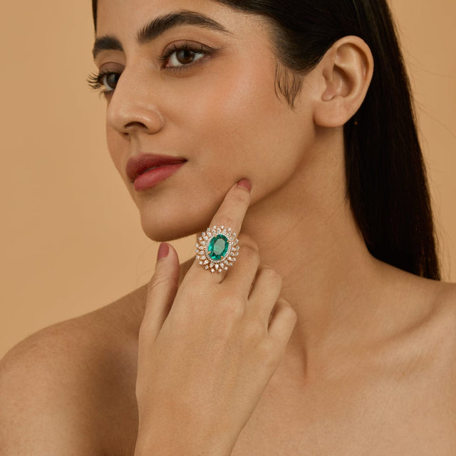 Zircon Finger Ring Zircon Finger Ring 180312