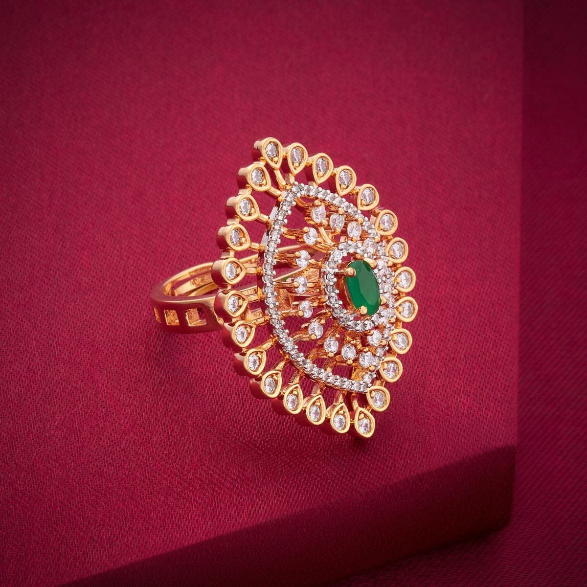 Zircon Finger Ring Zircon Finger Ring 191028