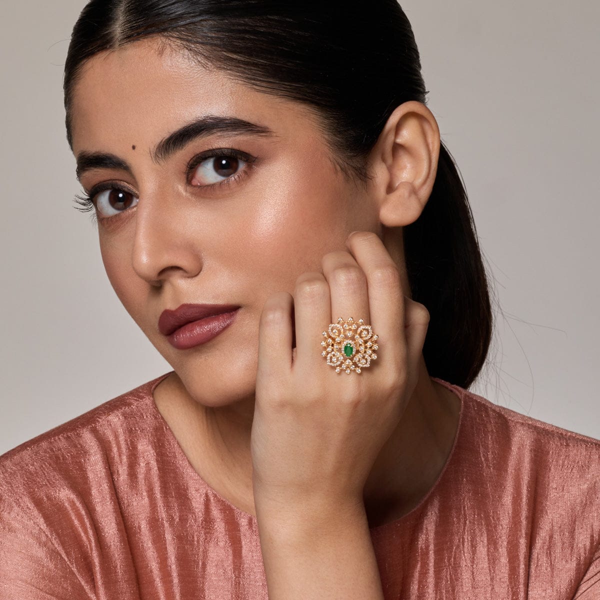 Zircon Finger Ring Zircon Finger Ring 191030