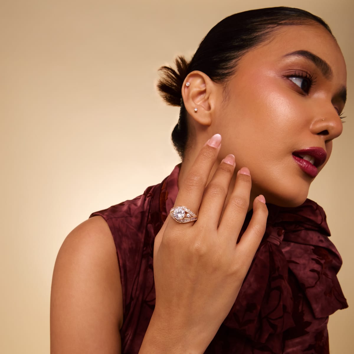 Zircon Finger Ring Zircon Finger Ring 200517