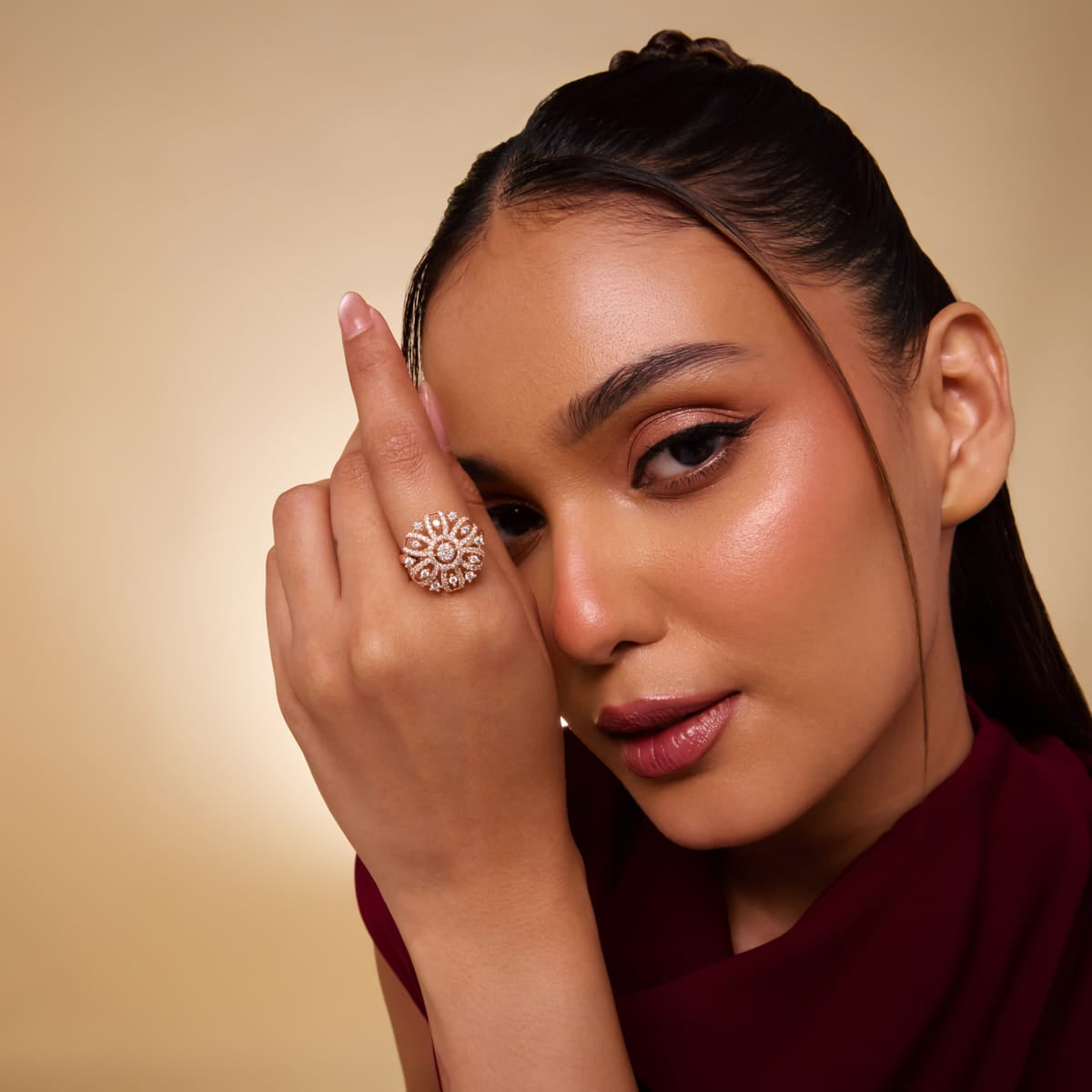 Zircon Finger Ring Zircon Finger Ring 202284