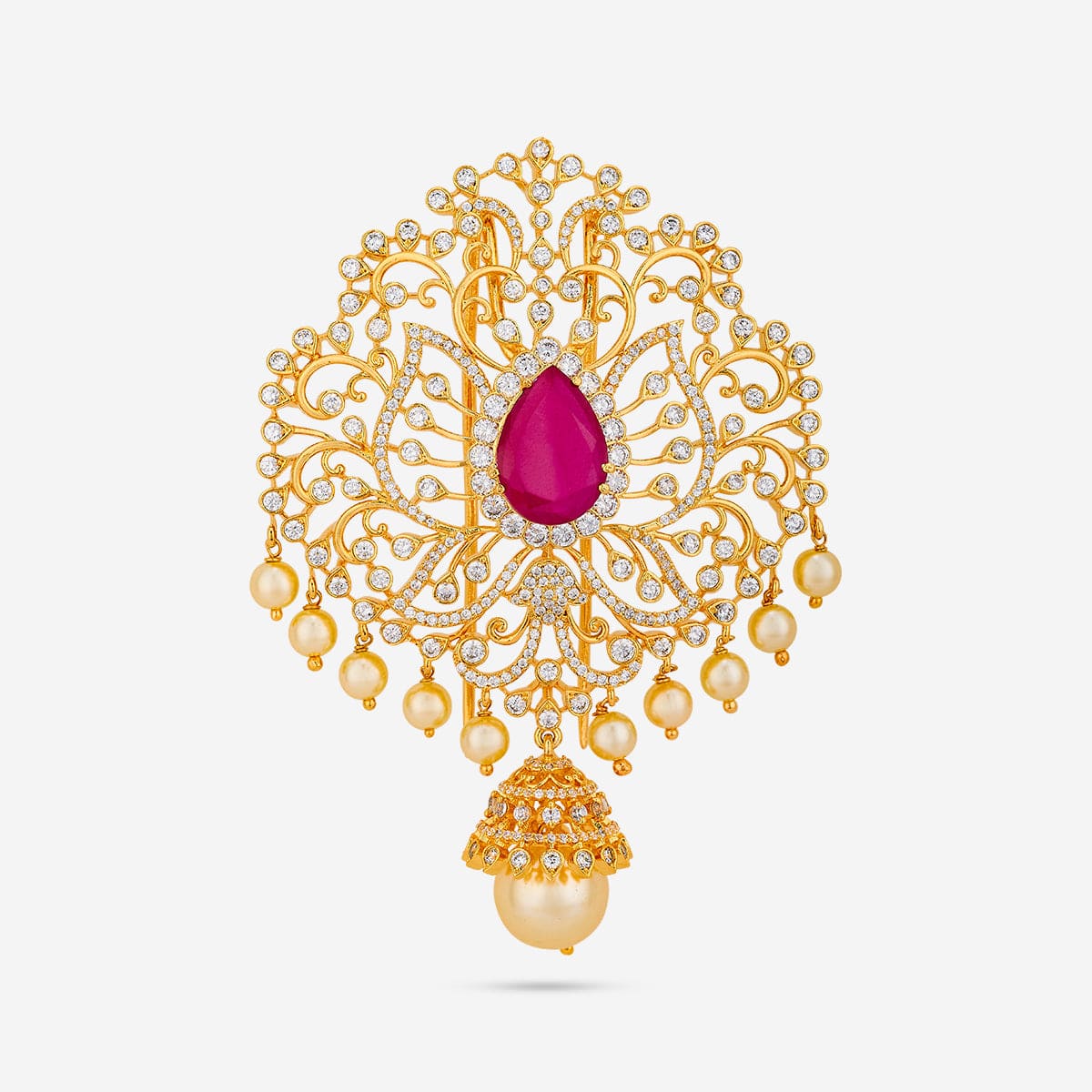 Zircon Hair Brooch Zircon Hair Brooch 190911