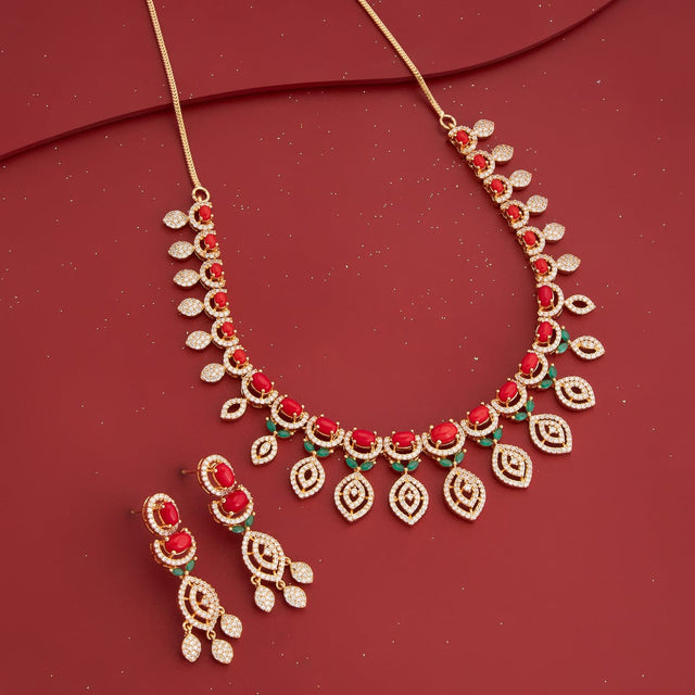 Zircon Necklace Zircon Necklace 185538