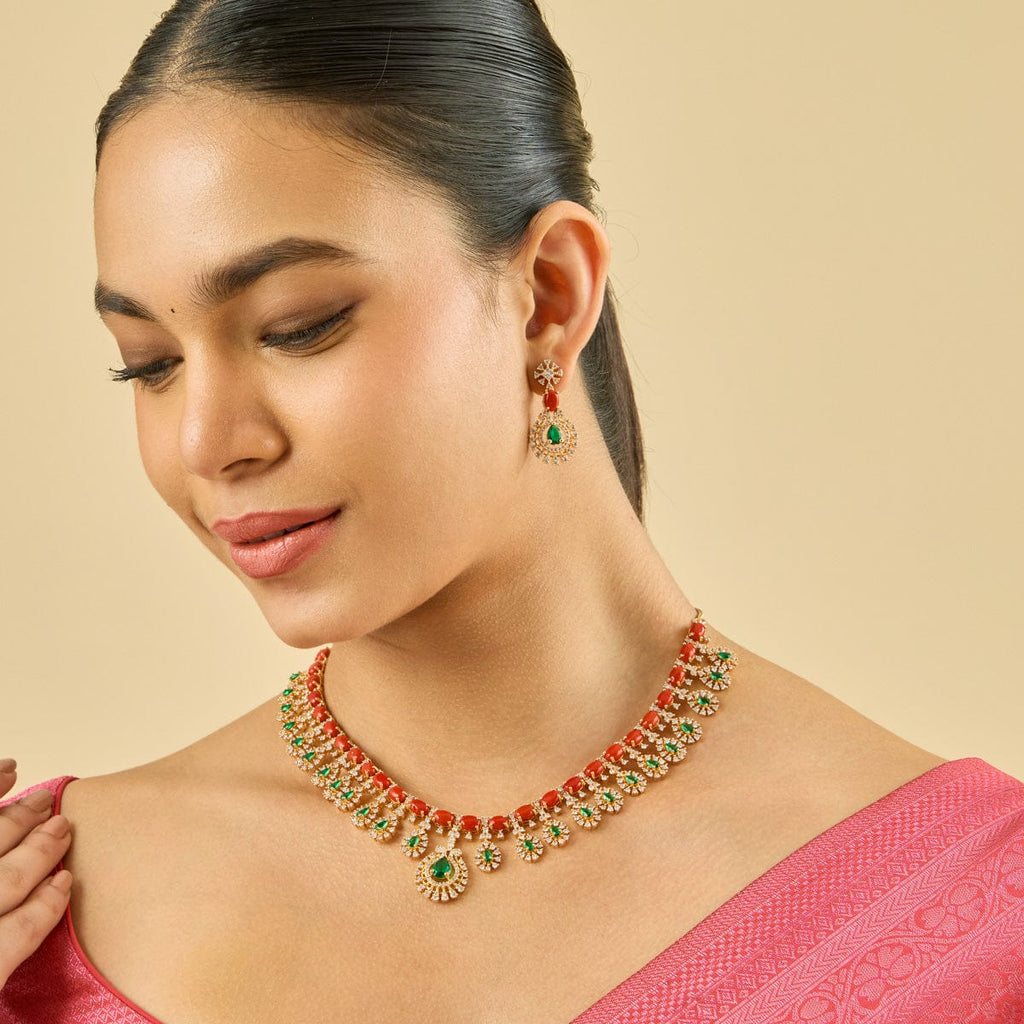 Zircon Necklace Zircon Necklace 186526