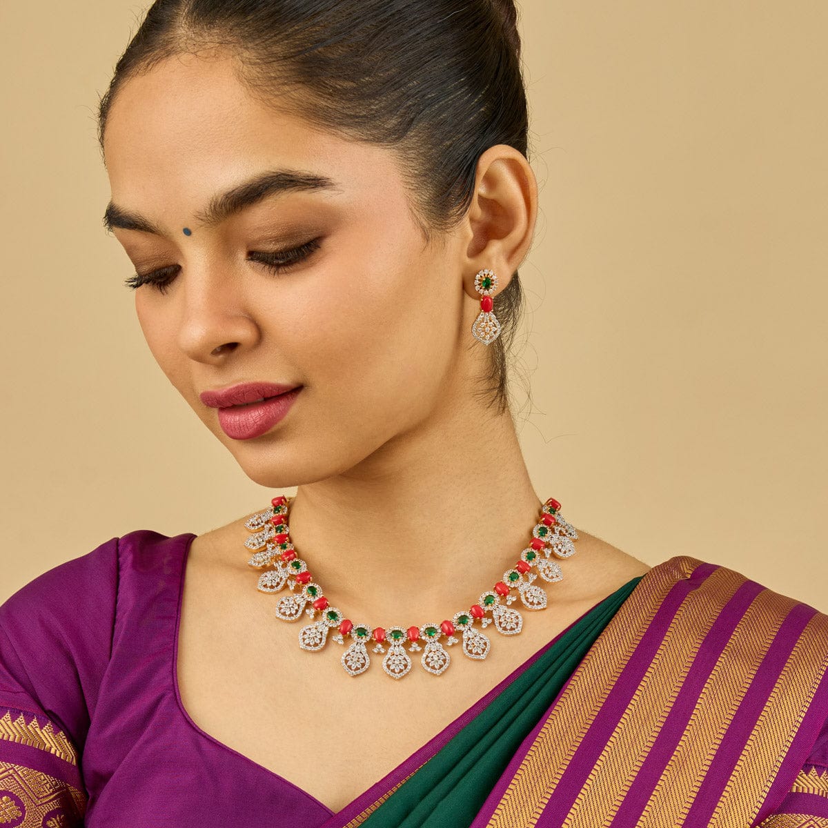 Zircon Necklace Zircon Necklace 184659